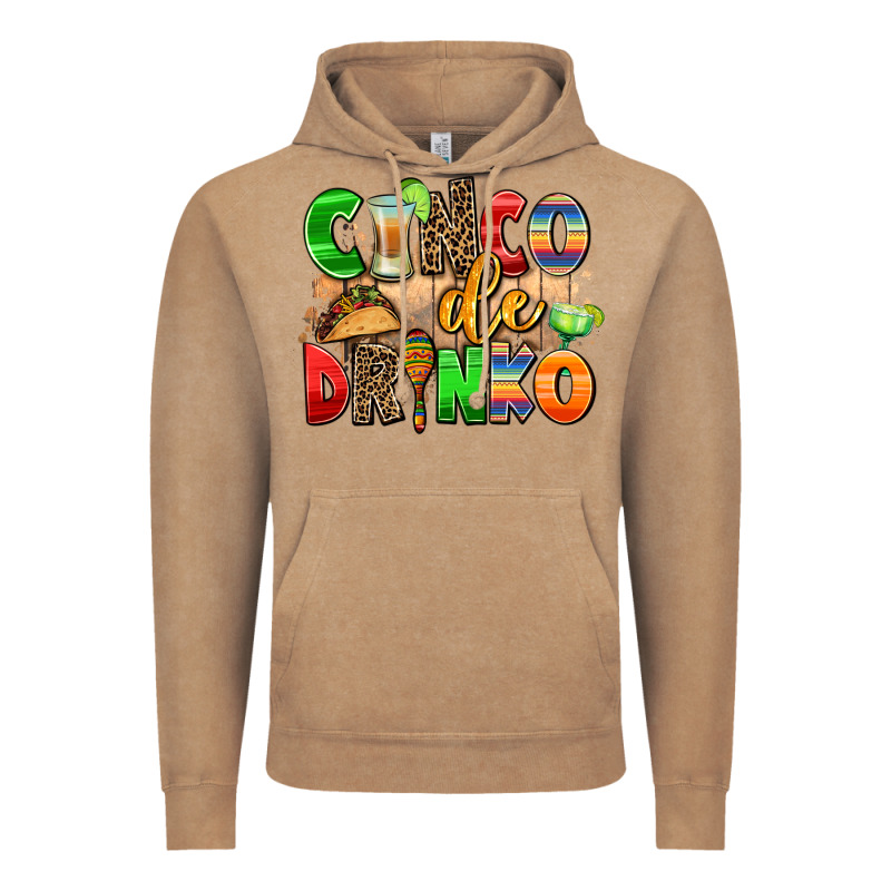 Cinco De Drinko Vintage Hoodie by AdoDesignShop | Teevron