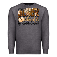 Charcoal Heather black educator by popular demand Premium Sweatshirt - Artiststas