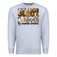 Heather Grey black educator by popular demand Premium Sweatshirt - Artiststas