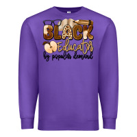 Purple black educator by popular demand Premium Sweatshirt - Artiststas
