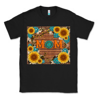 Black sunflower gemstone and mom with cowhide Classic Tee - Artiststas