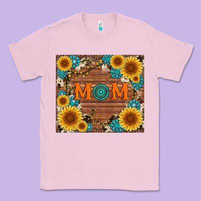 Sunflower Gemstone And Mom With Cowhide Classic Tee Designed By Artiststas