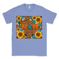 Colony Blue sunflower gemstone and mom with cowhide Classic Tee - Artiststas