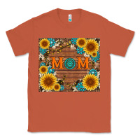 Copper sunflower gemstone and mom with cowhide Classic Tee - Artiststas