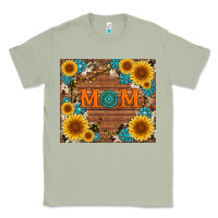 Matcha sunflower gemstone and mom with cowhide Classic Tee - Artiststas