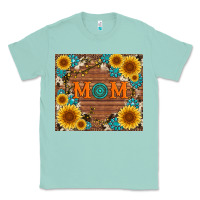 Seafoam sunflower gemstone and mom with cowhide Classic Tee - Artiststas