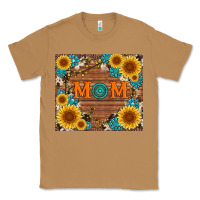 Toasted Coconut sunflower gemstone and mom with cowhide Classic Tee - Artiststas