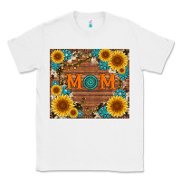 White sunflower gemstone and mom with cowhide Classic Tee - Artiststas