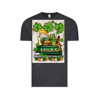 Vintage Black lucky truck Vintage Tee - AdoDesignShop
