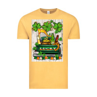 Vintage Mustard lucky truck Vintage Tee - AdoDesignShop