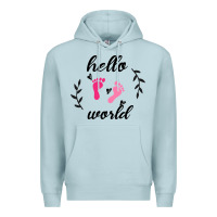 Blue Mist Hello world Premium Hoodie - Bettercallsaul