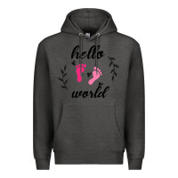 Charcoal Heather Hello world Premium Hoodie - Bettercallsaul