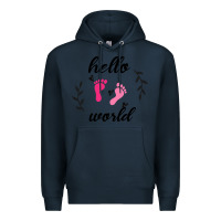 Navy Hello world Premium Hoodie - Bettercallsaul