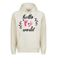 Oatmeal Heather Hello world Premium Hoodie - Bettercallsaul