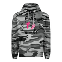 Slate Camo Hello world Premium Hoodie - Bettercallsaul