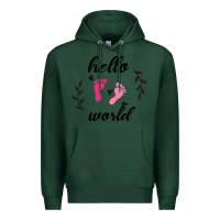 Sports Green Hello world Premium Hoodie - Bettercallsaul