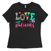 Black love my patients nurse Ladies Tee - RanaPortraitStore