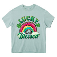 Arona Lucky and blessed rainbow Heavy Core Tee - RanaPortraitStore