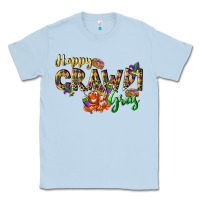 Dusty Blue Happy crawdi Gras Classic Tee - LillyAllenDesigns