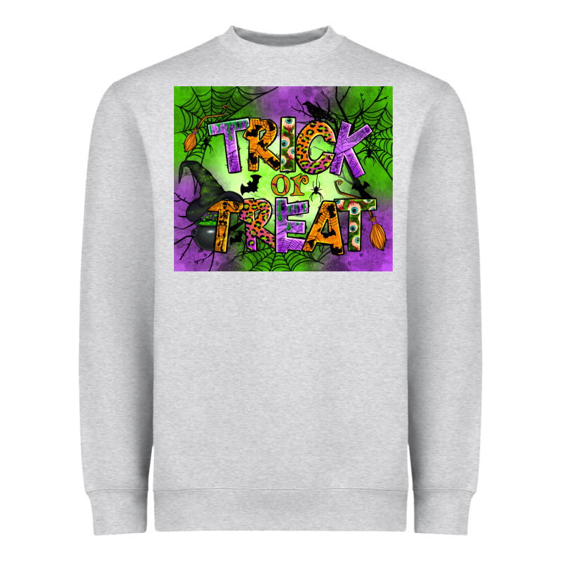 Trick Or Treat Mouse Pad Heavyweight Sweatshirt by BundleAndBundleShop | Teevron