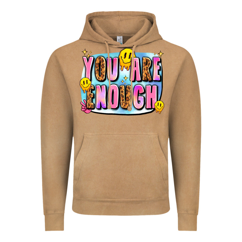 You Are Enough Vintage Hoodie by JahusDesignShop | Teevron