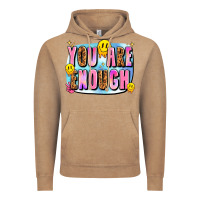 Vintage Coffee you are enough Vintage Hoodie - JahusDesignShop