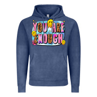 Vintage Denim you are enough Vintage Hoodie - JahusDesignShop