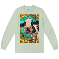 Matcha Western Holstein Cow Long Sleeve Tee - LillyAllenDesigns