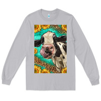 Moon Dust Western Holstein Cow Long Sleeve Tee - LillyAllenDesigns