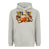 Moon Dust Fall Barn Owl Heavyweight Hoodie - LillyAllenDesigns