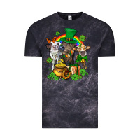 Cloud Black little cows and st patricks party Vintage Tee - AdoDesignShop