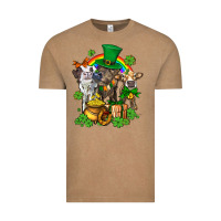 Little Cows And St Patricks Party Vintage Tee | Teevron