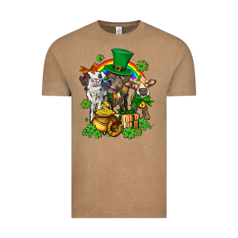 Little Cows And St Patricks Party Vintage Tee by AdoDesignShop | Teevron