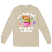 Mushroom too many kids not enough caffeine Long Sleeve Tee - JahusDesignShop