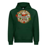 Forest Green pumpkin spice and livin my best life Urban Hoodie - CowGirlArtShop