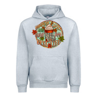 Heather Grey pumpkin spice and livin my best life Urban Hoodie - CowGirlArtShop