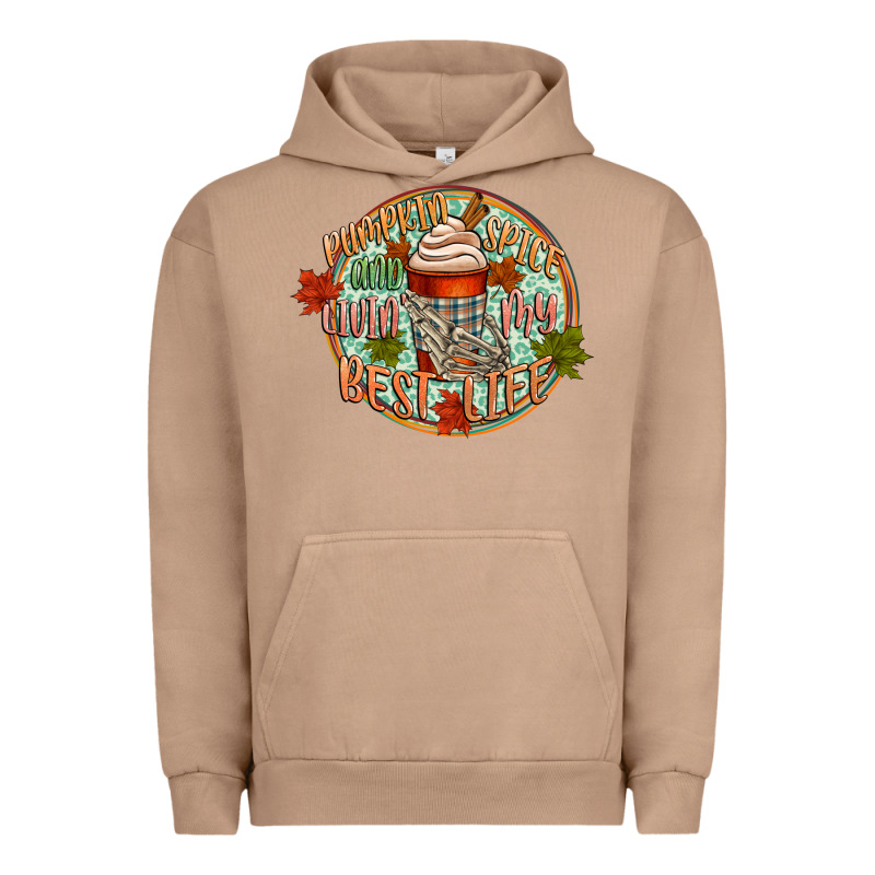 Pumpkin Spice And Livin My Best Life Urban Hoodie by CowGirlArtShop | Teevron