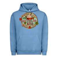 Pigment Pebble Blue pumpkin spice and livin my best life Urban Hoodie - CowGirlArtShop