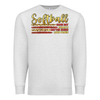 Oatmeal Heather softball game day Premium Sweatshirt - Artiststas