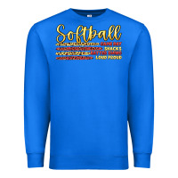 True Royal softball game day Premium Sweatshirt - Artiststas