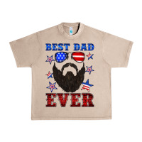 French Oak best dad ever american flag Urban Heavy Tee - Artiststas