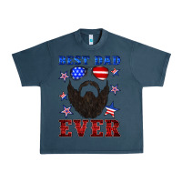 Midnight Navy best dad ever american flag Urban Heavy Tee - Artiststas