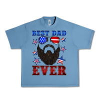 Pebble Blue best dad ever american flag Urban Heavy Tee - Artiststas