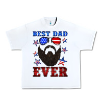 White best dad ever american flag Urban Heavy Tee - Artiststas