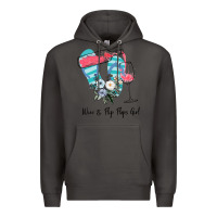 Smoke Wine Flip Flops Girl Premium Hoodie - Bettercallsaul