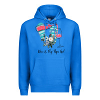 True Royal Wine Flip Flops Girl Premium Hoodie - Bettercallsaul