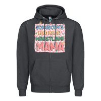 Smoke somebody's loud mouth wrestling mama Zipper Hoodie - MaliasSmallBusiness