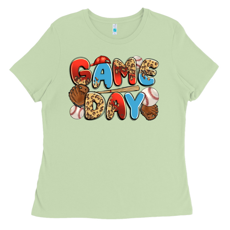 Game Day Baseball Ladies Tee by JahusDesignShop | Teevron