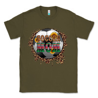 Army Green soccer mom with serape and leopard Classic Tee - Artiststas