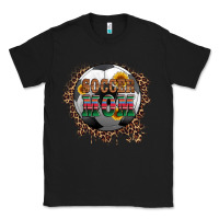 Black soccer mom with serape and leopard Classic Tee - Artiststas